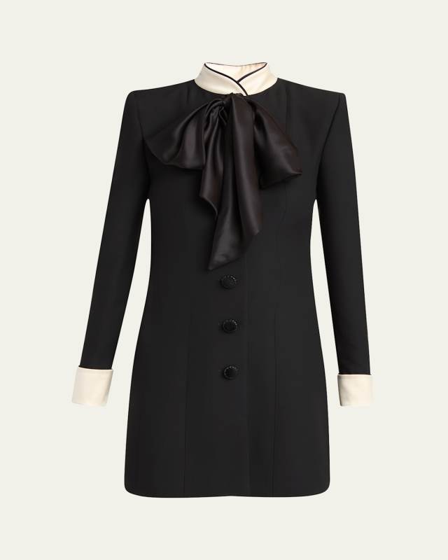 Crepe Couture Mini Dress